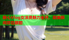 糖心Vlog女演员魅力全开，甜美瞬间尽在眼前