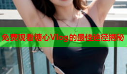 免费观看糖心Vlog的最佳途径揭秘