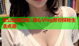 老公出差日常 糖心Vlog带你探秘生活点滴