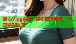 糖心Vlog名单：轻松管理视频，分享精彩瞬间