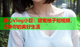 糖心Vlog小巨：甜蜜柚子短视频，记录你的美好生活