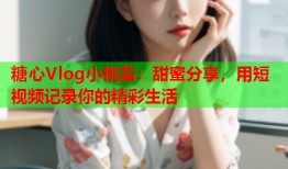 糖心Vlog小桃酱：甜蜜分享，用短视频记录你的精彩生活