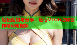 轻松剪辑与分享，糖心VLOG助你创作精彩短视频