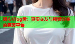 糖心Vlog黄：真实交友与视频分享的完美平台