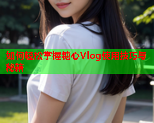 如何轻松掌握糖心Vlog使用技巧与秘籍