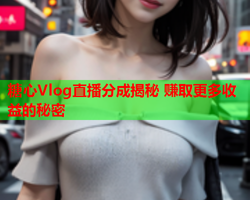 糖心Vlog直播分成揭秘 赚取更多收益的秘密