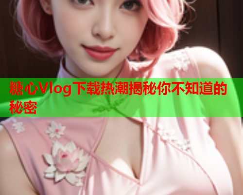 糖心Vlog下载热潮揭秘你不知道的秘密