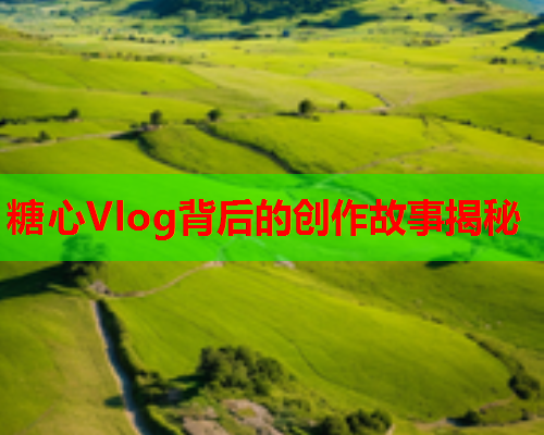 糖心Vlog背后的创作故事揭秘