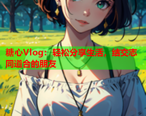 糖心Vlog：轻松分享生活，结交志同道合的朋友