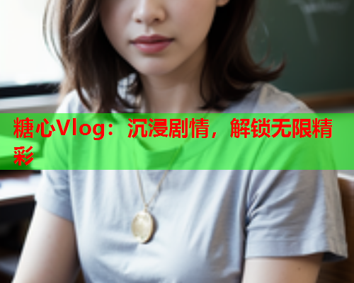 糖心Vlog：沉浸剧情，解锁无限精彩